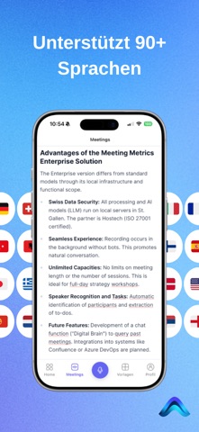 Meeting Metrics AI screenshot