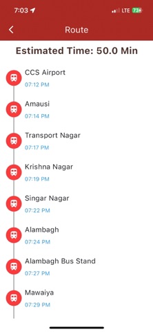 Lucknow Metro Timing & Route Screenshot 5 of 10