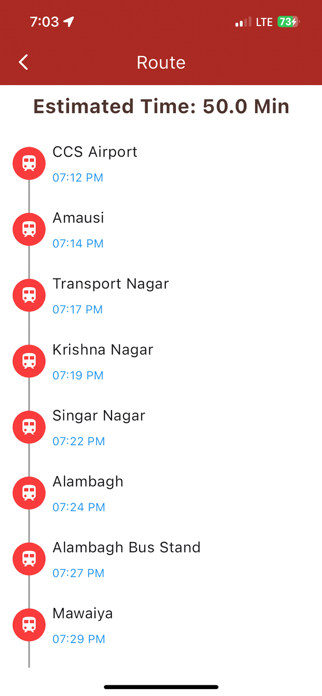Lucknow Metro Timing & Route Screenshot 5 of 10