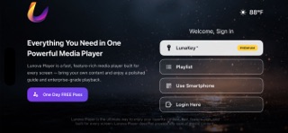 Lunova Player screenshot
