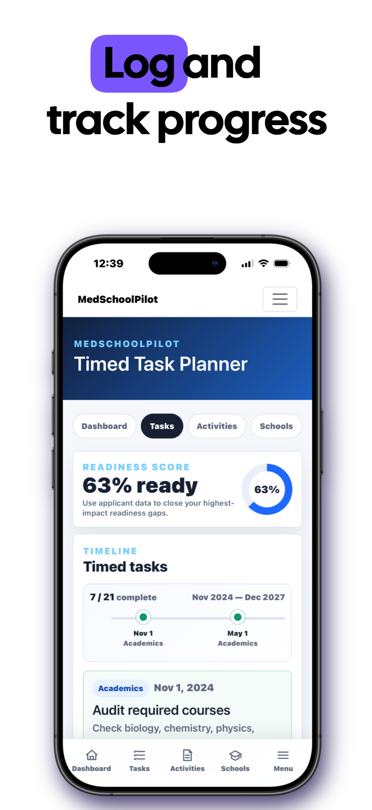 MedSchoolPilot: Premed Plan screenshot 2