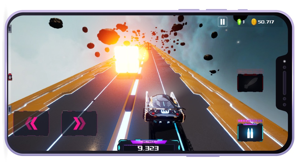 #7. Sci Fi Racer (iOS) 由: OFFLINE HUMAN STUDIOS PRIVATE LIMITED