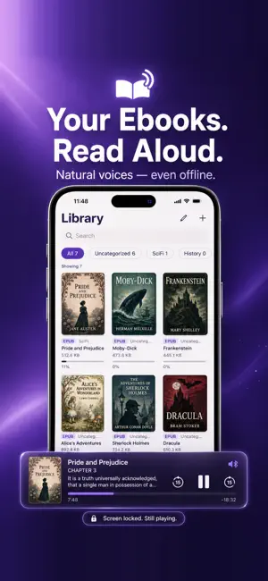 iRead: Read Aloud EPUB Reader screenshot 2