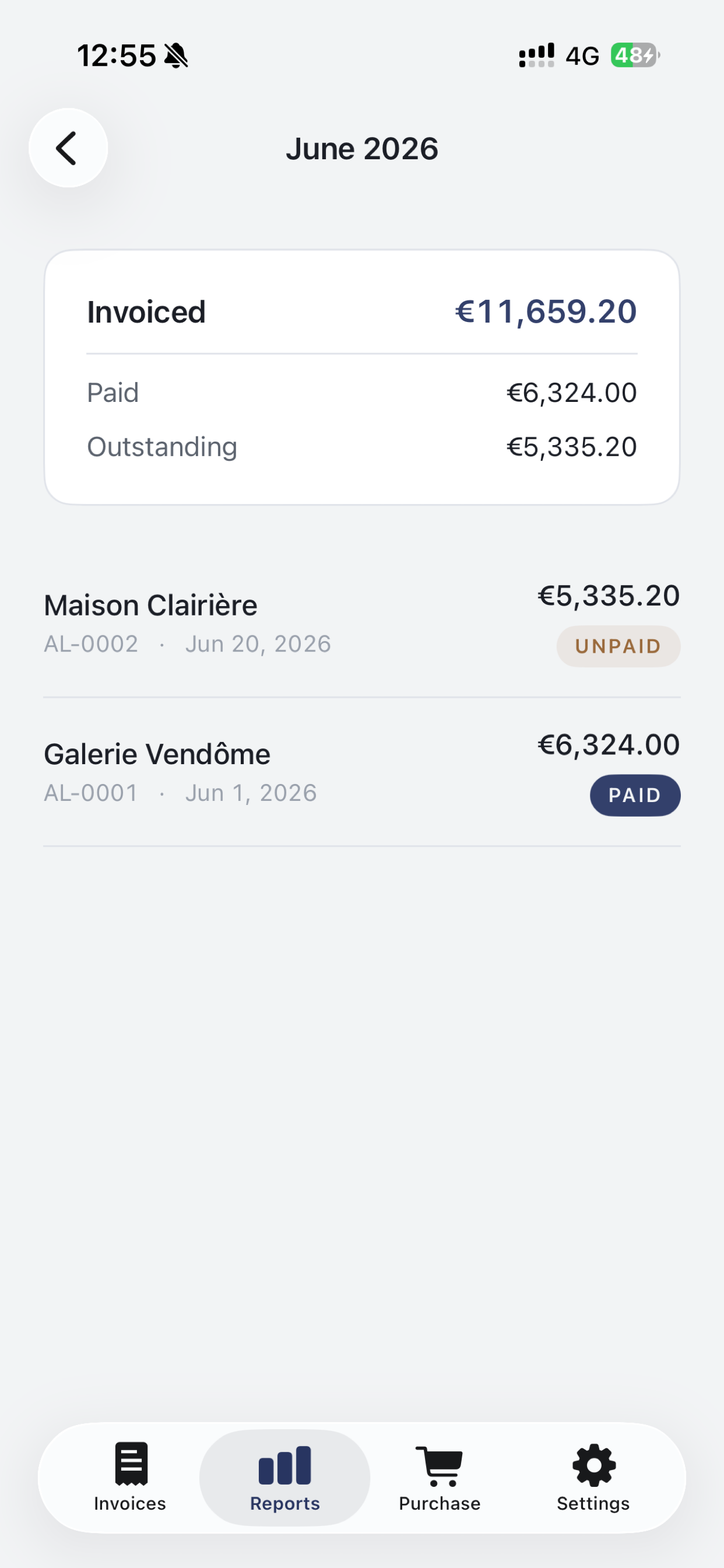 Tab Invoice screenshot 5