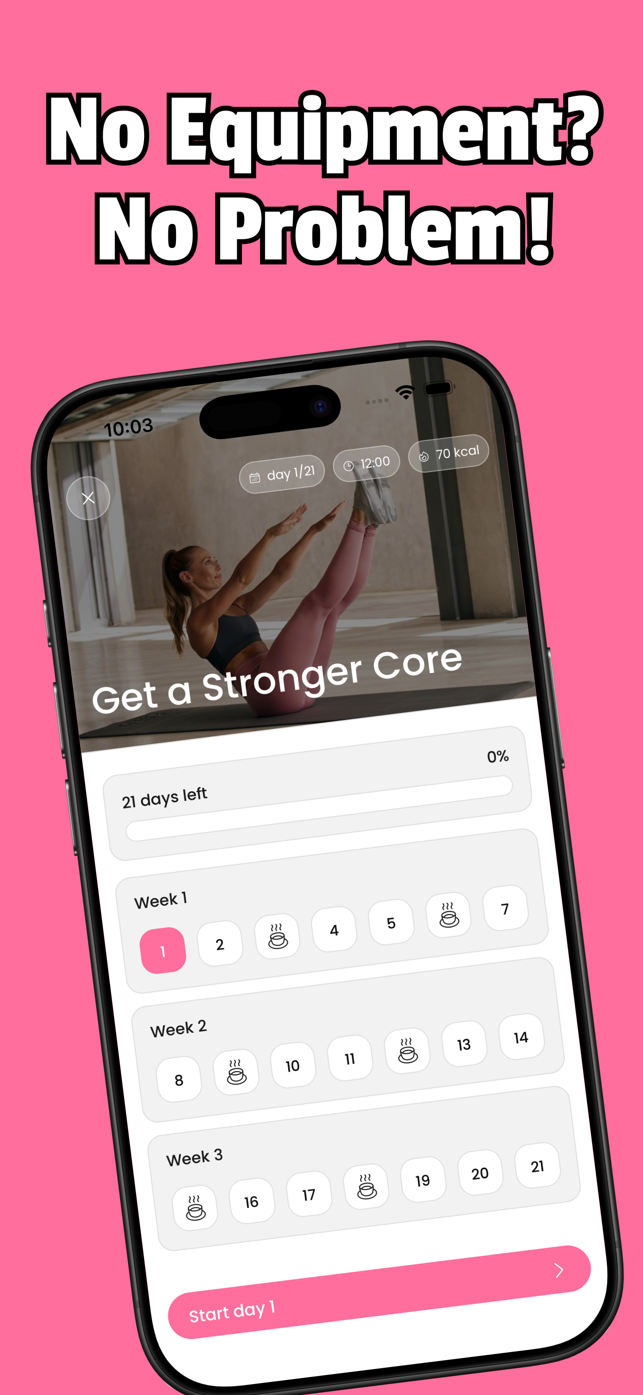 Pilates Workout Plan - at Home screenshot 4