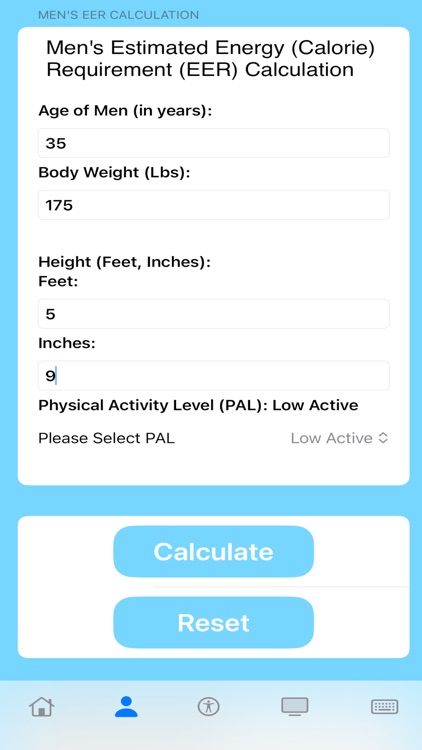 Calorie and Nutrients Counter