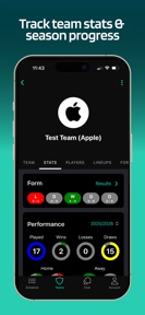 Lineup - Soccer Team App screenshot