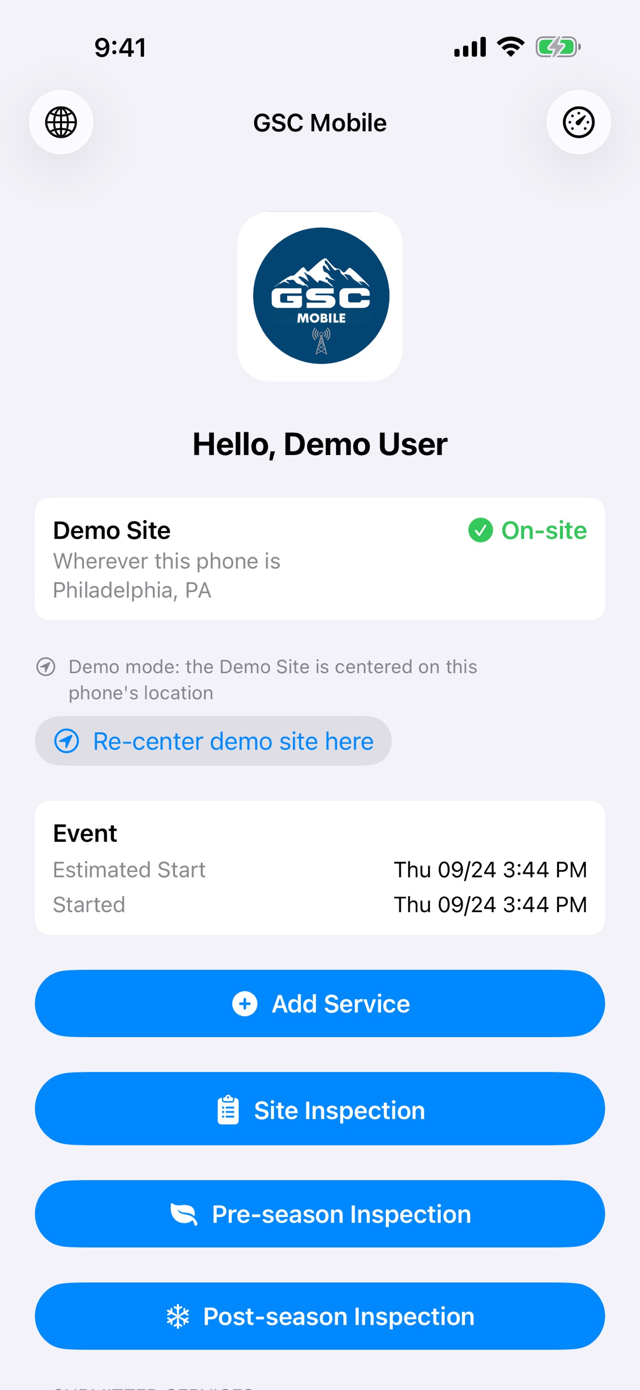 Screenshot 1 of GSMS-Mobile