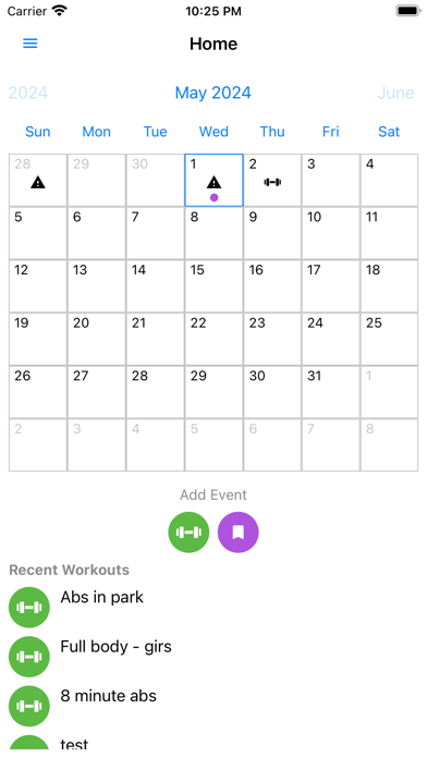 StayFit workout trainer Screenshot