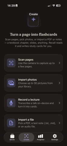 Recall: AI Private Study Cards Screenshot 6 of 6