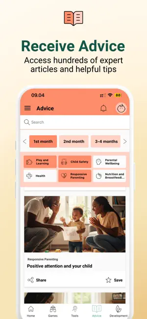 Rerai Umntwana parenting app screenshot 2