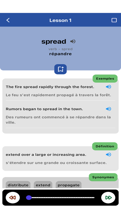 Mots essentiels en anglais Screenshot