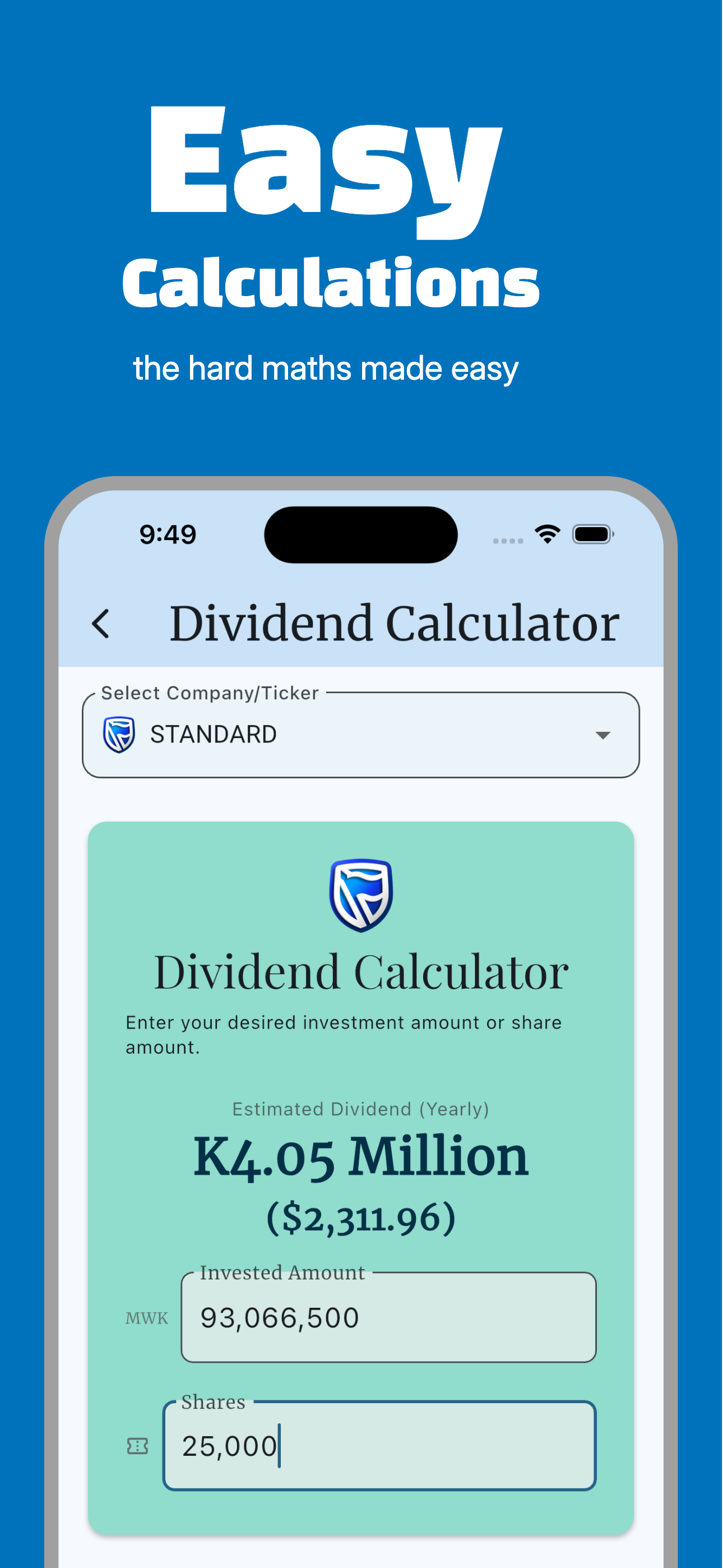 StockWatch - Malawi Stocks