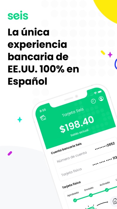 Seis: banca móvil en español Screenshot