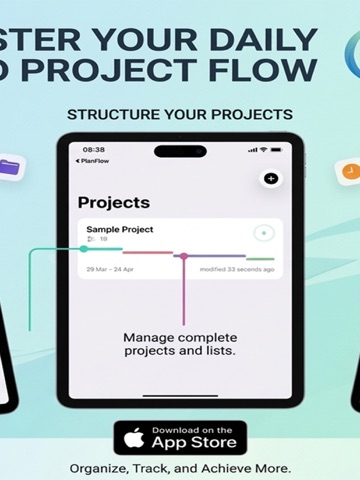 Gantt Planner: Task & Timeline iPad screenshot