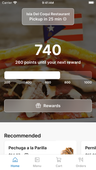 Isla Del Coqui Restaurant app screenshot