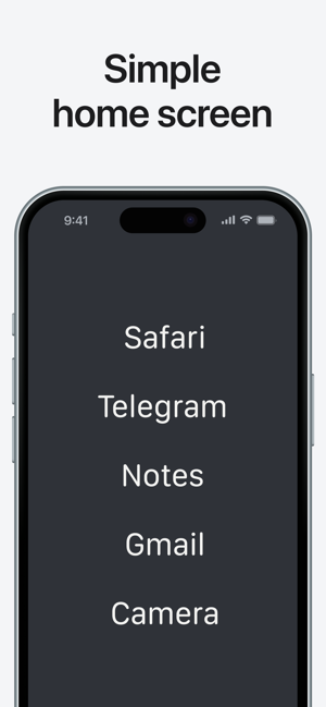 Captura de pantalla de un teléfono básico