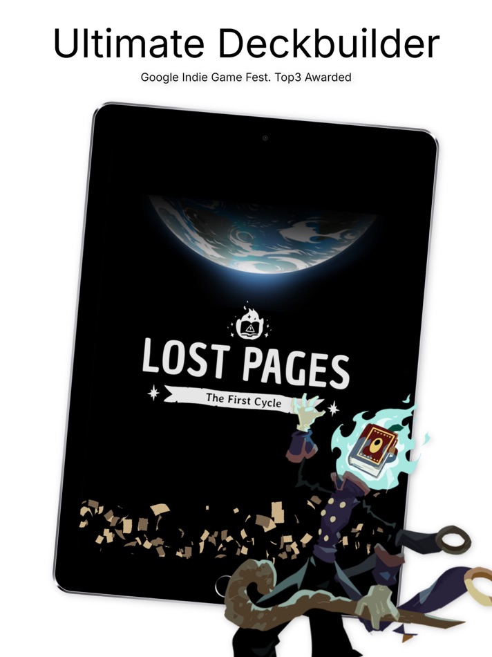 #1. Lost Pages: Deckbuilder (iOS) Ved: Jiffycrew