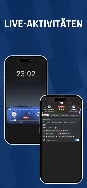 M Scores - Fussball Ergebnisse screenshot 4 of 9