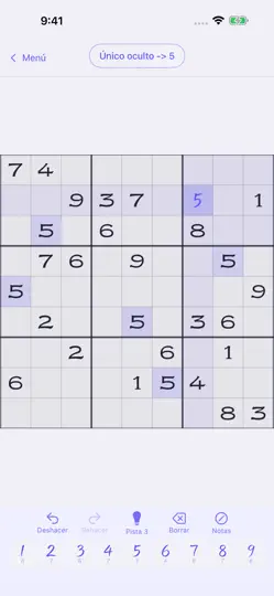 Captura de pantalla de SamuraiKu – Samurai Sudoku en iPhone 3