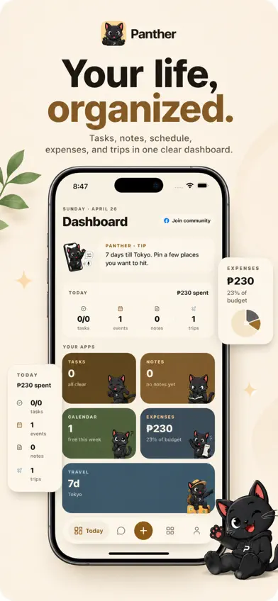 Panther : Private Life OS screenshot 1