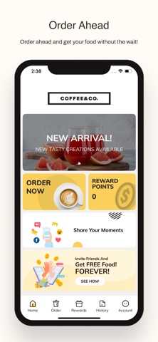 Screenshot 1 of Coffee & Co App
