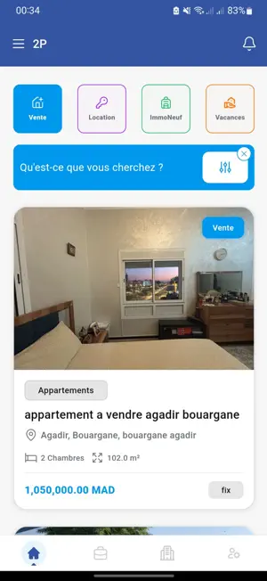 2p.ma - Immobilier Maroc screenshot 1