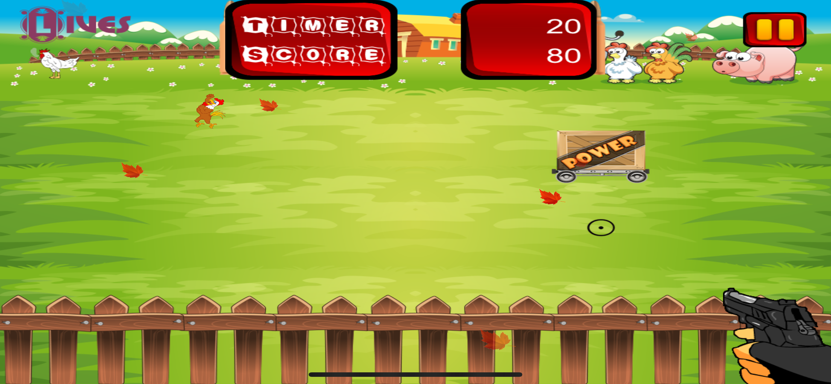Run Chicken Run: Shooting Game
