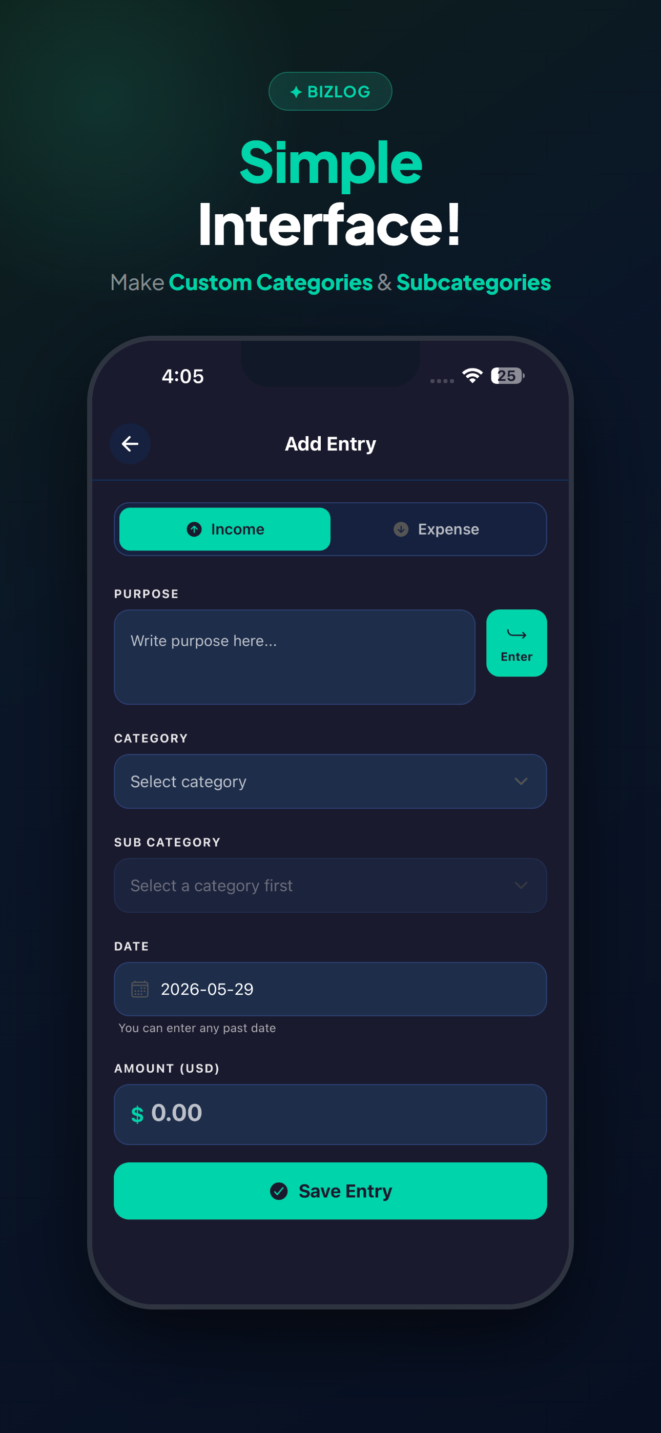 BizLog App