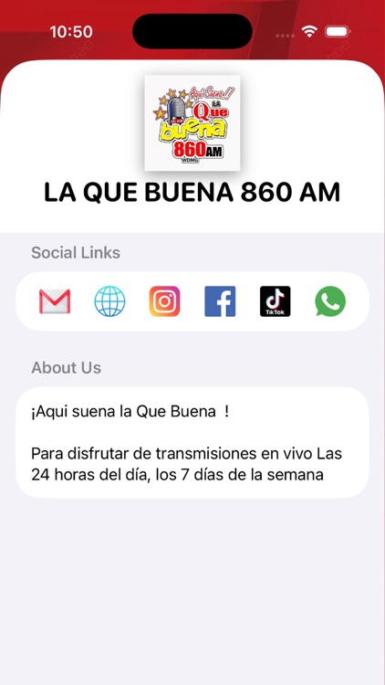 La Que Buena 860 AM