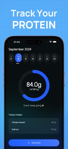 ProteinPro: Protein Tracker Screenshot 2 of 6