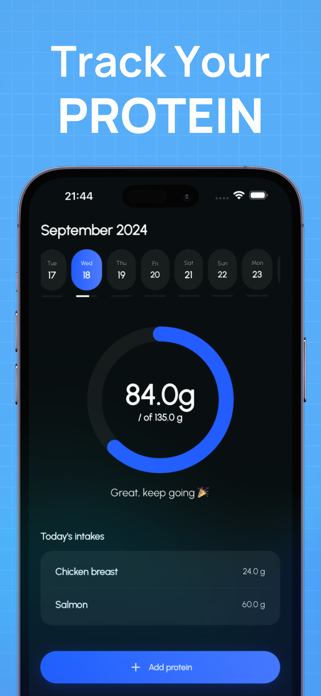 ProteinPro: Protein Tracker Screenshot 2 of 6