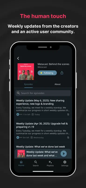 Metacast – podcast app screenshot 8 of 8