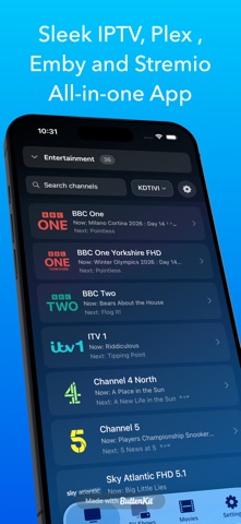 KDTIVI——简洁优雅的 IPTV 与 Plex screenshot