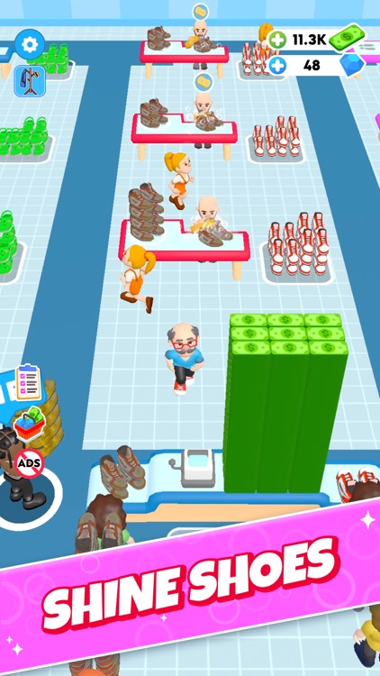 Laundry Rush - Idle Game