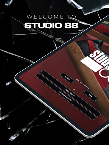 Studio 88 App iPad screenshot 1