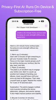 Private LLM - Local AI Chatbot iphone resimleri 1