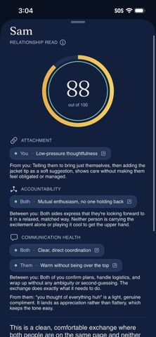 Subtext: Text & Chat Analyzer Screenshot 1 of 6
