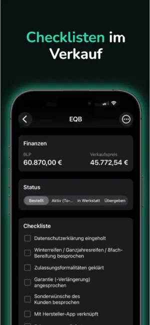SalesJournal - Autoverkauf screenshot 2