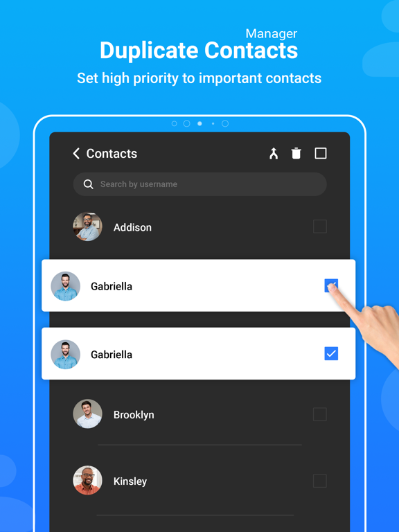 My Contacts Backup + Transfer iPad screenshot 2 - Productivity app