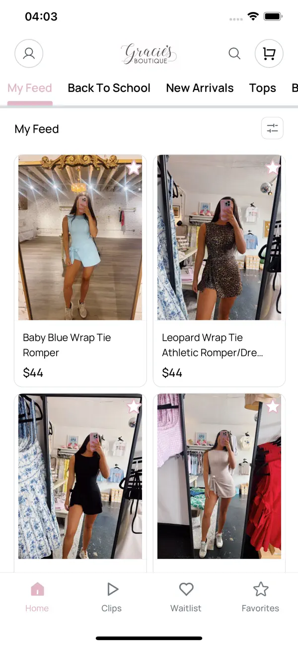 Screenshot #2 pour Gracie's Boutique