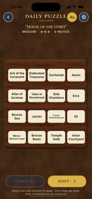 Bible Associations Puzzle Game screenshot 3