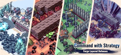 Inkvasion - Explore diverse defensive structures, including formidable walls and damaging spike traps, to repel enemy incursions.