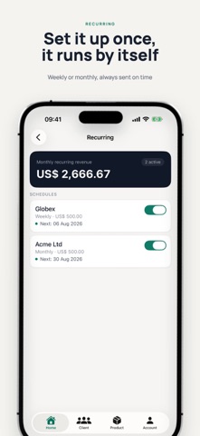 Simple Invoice Studio Pro iPhone screenshot