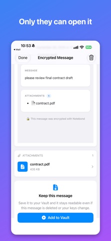 Notebond - Secure Messaging screenshot 4