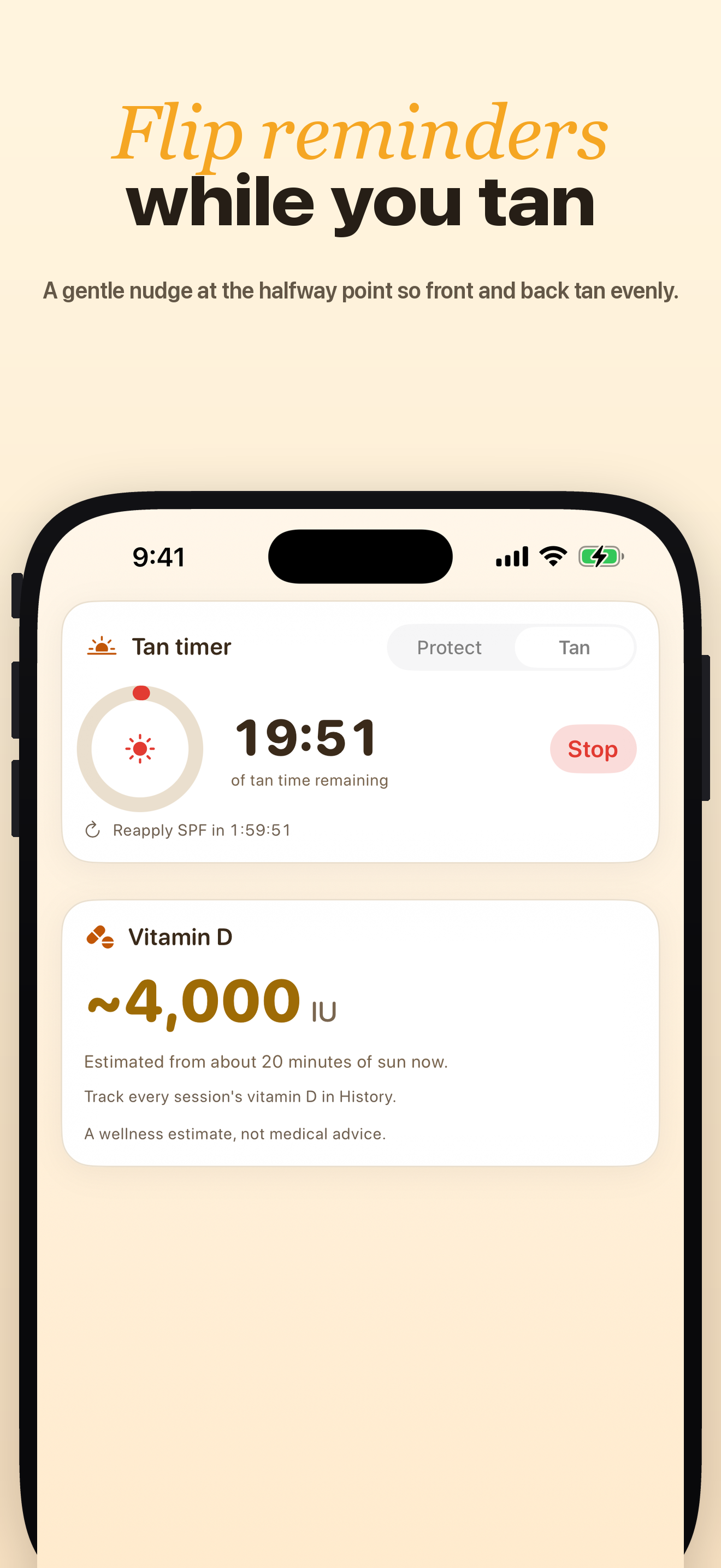Sunpeak: UV, Tan & Vitamin D screenshot 8