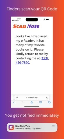 Scan Note App - QR Code Labels Screenshot 5 of 7