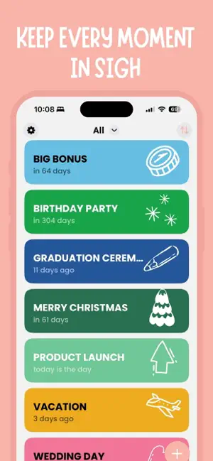 Upcoming: Countdown Widget screenshot 2