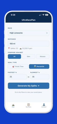 UltraRacePlan Screenshot 1 of 7