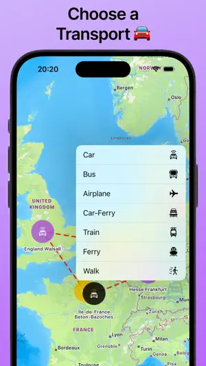 Travel Route Map screenshot 2